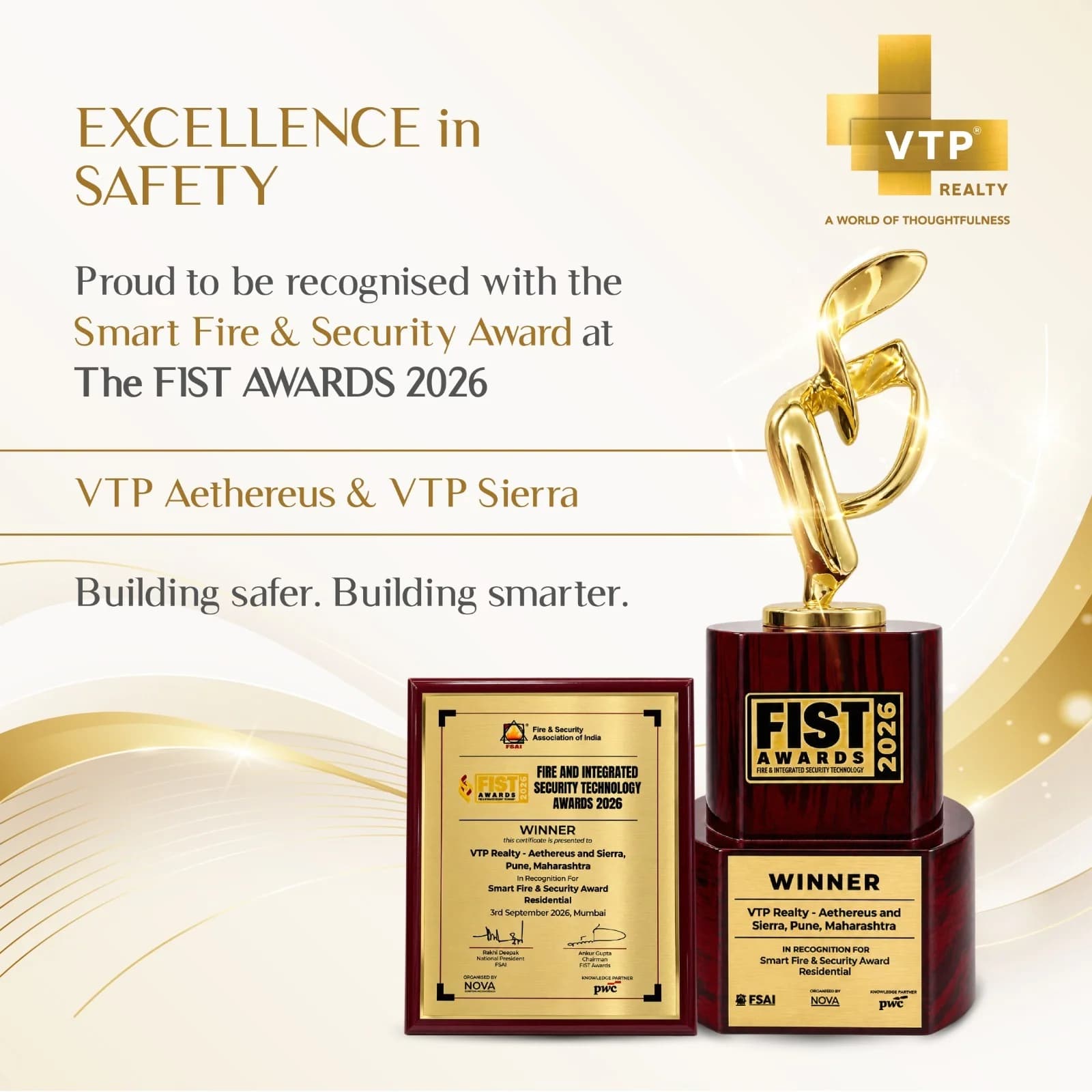 FIST Awards 2026 - Excellence in Safety - VTP Aethereus & VTP Sierra by VTP Realty®