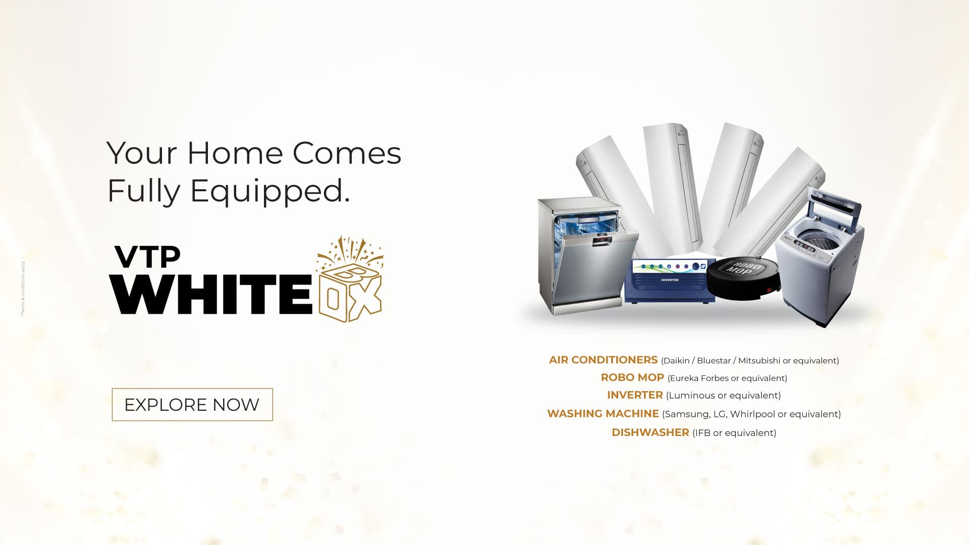 Explore VTP WhiteBox offer fully equipped homes by VTP Realty