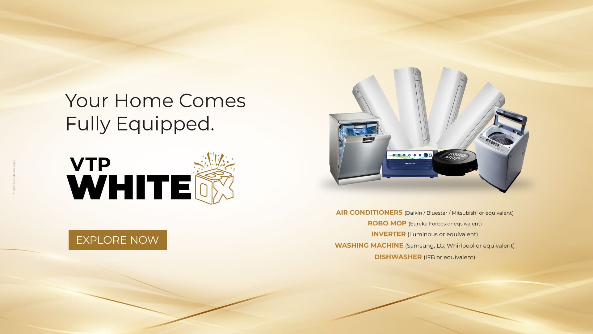 Explore VTP WhiteBox offer fully equipped homes by VTP Realty
