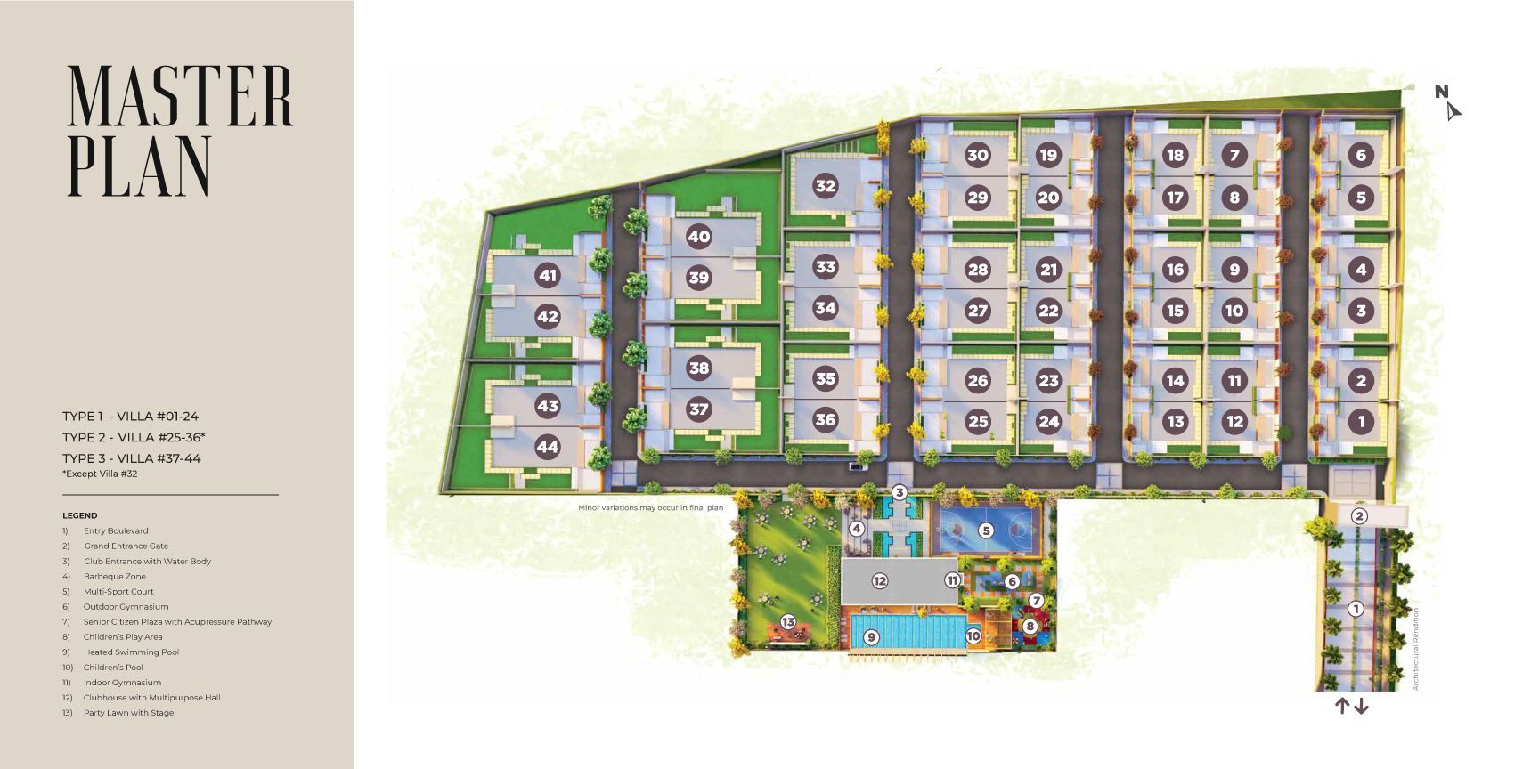 VELVET VILLAS BY VTP LUXE Masterplan