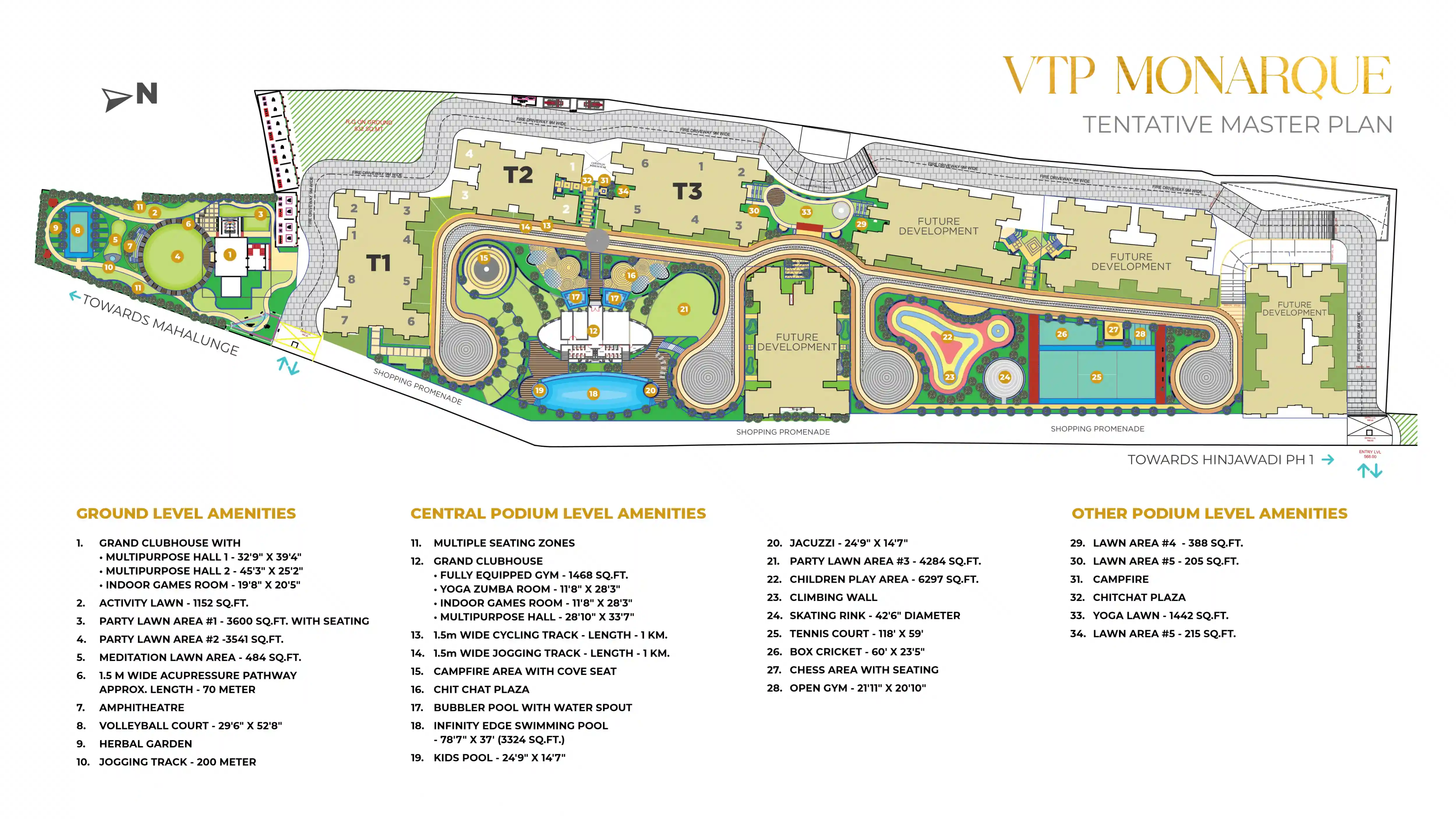 MONARQUE BY VTP LUXE Hinjawadi, Pune Masterplan